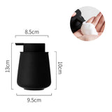 Veloura CasaCeram Refillable Soap Dispenser – Premium 300 ml Ceramic Pump Bottle for Bathroom & Kitchen
