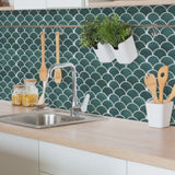 Arqstone 3D Tile Decals – Waterproof Peel & Stick PVC Wall Panels | Modern Kitchen & Bathroom Wall Covering
