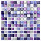 Luméra Glass Mosaic Panels – Waterproof 3D Peel & Stick Tile Decals | Luxury Kitchen & Bathroom Wall Covering