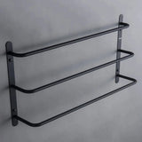CopperLine Compact Towel Rail with Hook – Chrome Copper Wall Holder | Space-Saving Luxury Bathroom Storage