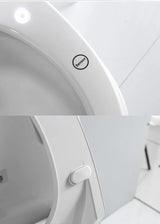 Virello SensiSpa Smart Bidet Seat – Automatic Heated Toilet Seat with Warm Wash, Dryer & Touch-Free Lid | Luxury Square Bathroom Upgrade