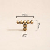 Bravelle Solid Brass Cabinet Knob – Luxury Round Drawer Handle | Modern Furniture Hardware