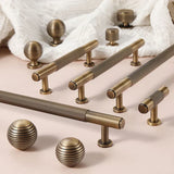 Château Verne Brass Cabinet Handles – Vintage European Furniture Pulls | Luxury Bronze Hardware