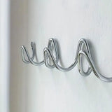 Skandoré Metal Wall Hook Rack – Scandinavian 3-Hook Coat & Key Holder | Modern Entryway Storage
