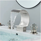 HeritageFlow LuxeSpread Bathroom Faucet – 8" Widespread Dual-Handle Vanity Mixer