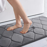 CloudEase Memory Foam Bath Rug – Ultra-Soft Non-Slip Bathroom Mat | Quick-Dry Washable Comfort Carpet