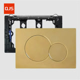 Aurelium Luxe Gold Dual Flush Wall Plate – Concealed Cistern Control Panel | Modern Water-Saving Bathroom Upgrade