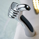 AquaFalls Solo BrassCascade – Solid Brass Waterfall Bathroom Faucet