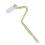 Cleanova EdgeSweep Toilet Brush – Curved Deep-Clean Bathroom Brush with Ergonomic Handle | Precision Rim & Corner Cleaner