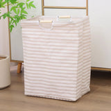 NaturaFold Cotton Laundry Basket – Waterproof Foldable Storage Hamper | Compact Eco-Friendly Organiser