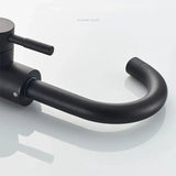 OnyxFlow Swivel Basin Mixer – Black Nickel Bathroom Faucet | 360° Stainless Steel Sink Tap
