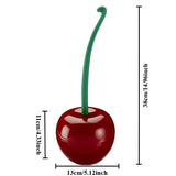 BerryBloom Designer Toilet Brush Set – Cherry-Inspired Bathroom Cleaner & Hygienic Storage Holder | Compact Modern Toilet Brush