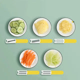 PrepGlide Multi-Cut Slicer – Handheld Vegetable & Fruit Cutter | Stainless Steel Kitchen Prep Tool