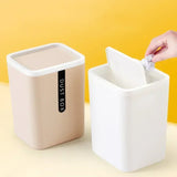 OrbitMini Desktop Waste Bin – Compact Swing Lid Bin | Modern Desk & Home Organiser