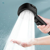 HydroVibe Square Shower Head – High-Pressure Handheld Spray System | Water-Saving Adjustable Bathroom Shower