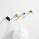 SilverLatch Adhesive Hooks – Polished Brass Wall Hangers | Heavy-Duty No-Drill Storage Hooks