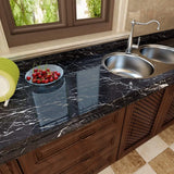 CarraraGlow Adhesive Marble Wrap – Waterproof PVC Surface Film | Luxury Peel & Stick Interior Covering