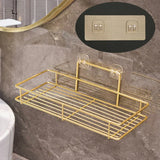 NoirLuxe Bathroom Cup Holder – Black & Gold Wall Organiser | No-Drill Toothbrush & Rinse Cup Rack