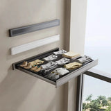 AeroFold Wall Storage Rack – Foldable Aluminium Coat & Towel Organiser | Modern Space-Saving Wall Hook