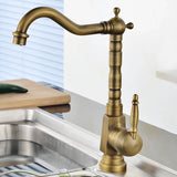 Bellmont Aurelia Swivel Basin Mixer – Vintage Gold Bathroom & Kitchen Tap | 360° Rotating Spout