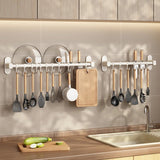 CulinaRail Wall Organiser – Multifunctional Kitchen Storage Rack | Space-Saving Utensil & Lid Holder