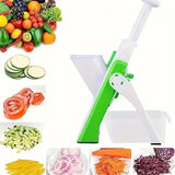 PrepEase Multi-Cut Vegetable Chopper – Adjustable Stainless Steel Food Dicer & Manual Kitchen Slicer