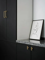 Bravelle Solid Brass Cabinet Knob – Luxury Round Drawer Handle | Modern Furniture Hardware