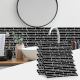 MarbleVogue Peel & Stick Tiles – Black & White Marble Wall Decals | Waterproof PVC Home Upgrade Stickers