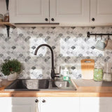 Arqstone 3D Tile Decals – Waterproof Peel & Stick PVC Wall Panels | Modern Kitchen & Bathroom Wall Covering