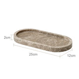 Valdore Emperador Marble Bathroom Accessories Set – 7-Piece Natural Stone Luxury Collection | Spa-Inspired Bathroom Décor