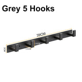 SteelLine Stainless Steel Wall Coat Rack – Multi-Purpose Hooks for Jackets, Bags & Hats