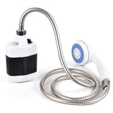 AquaTrek Rechargeable Camping Shower – Portable 3.7V Electric Pump | 4.9 ft Hose | Outdoor Travel & Pet Washing Shower