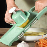 PrepGlide Multi-Cut Slicer – Handheld Vegetable & Fruit Cutter | Stainless Steel Kitchen Prep Tool