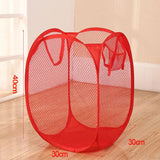 AeroFold Mesh Laundry Hamper – Foldable Portable Storage Basket | Breathable Space-Saving Design