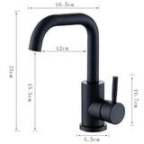 OnyxFlow Swivel Basin Mixer – Black Nickel Bathroom Faucet | 360° Stainless Steel Sink Tap