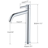 Noiré Luxe Basin Mixer Tap – Contemporary Black & Gold Bathroom Faucet | Premium Single Lever Sink Mixer