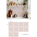 Terravelle Boho Tile Decals – Self-Adhesive Mediterranean Vinyl Stickers | Decorative Wall & Floor Panels