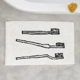 Veloursa Velvet Bath Rug – Absorbent Non-Slip Floor Mat | Modern European Home Décor