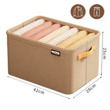 ClosetNest Foldable Clothing Organizer – Wardrobe Storage Organizer | Maximize Closet Space | Reinforced Fabric Storage Bin