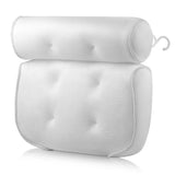 SpaCloud Ergonomic Bath Cushion – Luxury Neck & Back Support | Quick-Dry Air Mesh Comfort