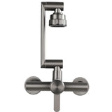 FlexCore Pro 360 Wall Mixer – 4-Mode Flexible Stainless Steel Faucet | Professional Kitchen & Bathroom Tap