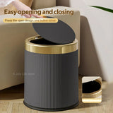 NovaTouch Soft-Close Waste Bin – Modern Push-Button Kitchen & Bathroom Rubbish Bin | Hygienic Slimline Design