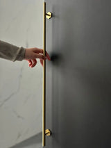 Aurevon Extended Brass T-Bar Handle – Luxury Long Cabinet Pull | Modern Furniture & Appliance Hardware