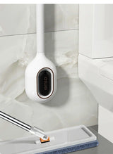 FreshFlow Silicone Toilet Brush – Wall-Mounted Scented Bathroom Cleaner | No-Drill Hygienic Toilet Brush Set