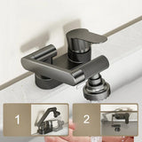 AquaTwist FlexPro Basin Mixer – 360° Swivel Bathroom Faucet | Dual-Handle Hot & Cold Sink Tap