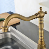 Bellmont Aurelia Swivel Basin Mixer – Vintage Gold Bathroom & Kitchen Tap | 360° Rotating Spout