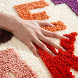 Velveté “Get Naked” Bath Rug – Luxury Microfibre Shaggy Bathroom Mat | Non-Slip Modern Bathroom Décor