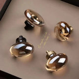 Éclatéra Crystal Cabinet Knob – Champagne Gold Furniture Handle | Luxury Drawer & Wardrobe Hardware