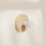 Nordale Walnut Wall Hook – Solid Wood Coat & Accessory Hanger | Minimalist Scandinavian Storage