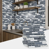 MarbleVogue Peel & Stick Tiles – Black & White Marble Wall Decals | Waterproof PVC Home Upgrade Stickers